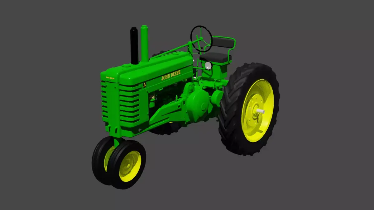 John Deere Model A 3D model