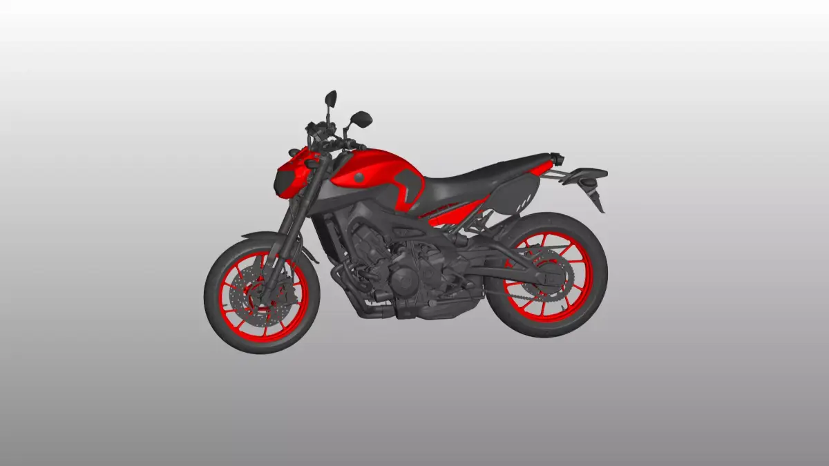Yamaha MT-09 Tracer 3D model