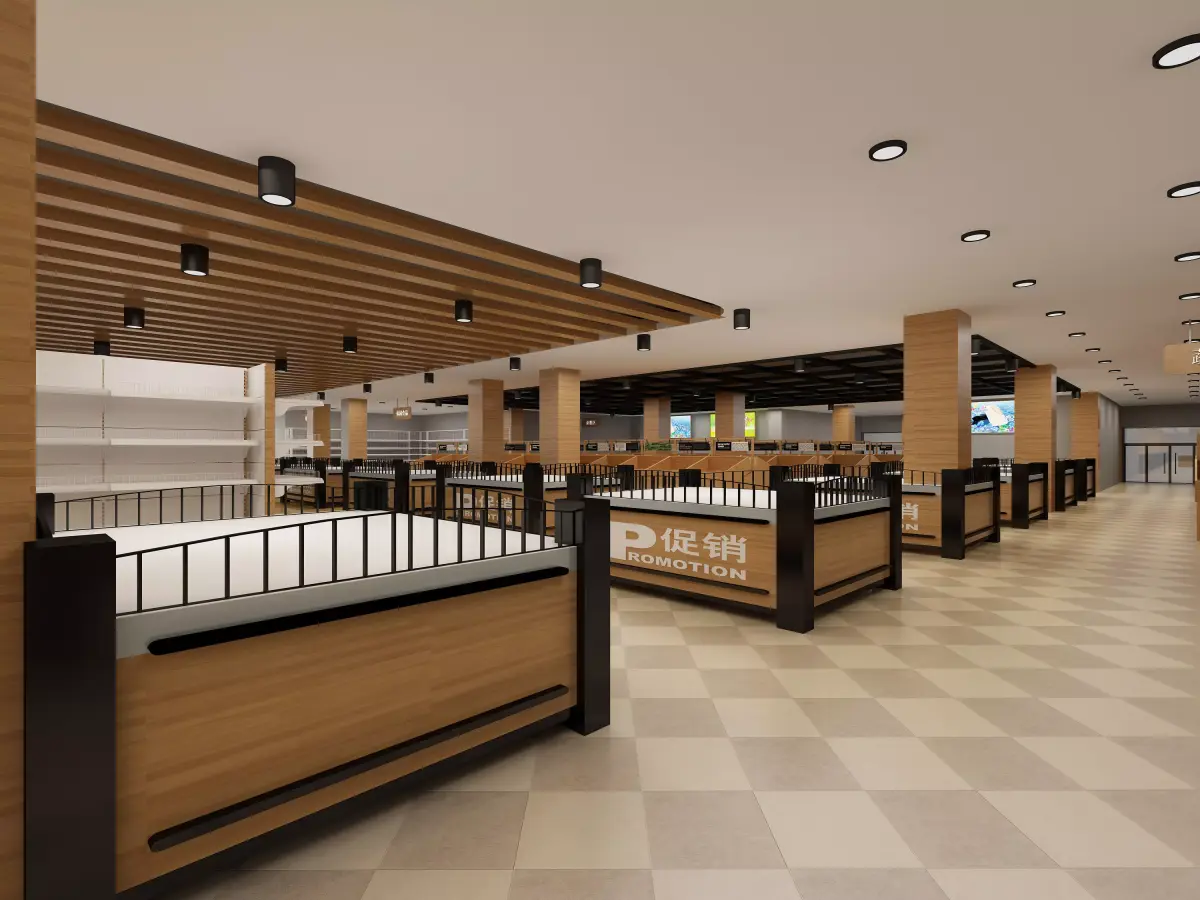 supermarket mall Modern 3D model