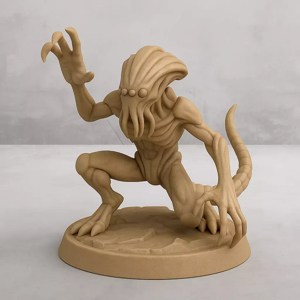 MIND STALKER  Alien Telepathic Assassin STL Pack 3D print model purchase
