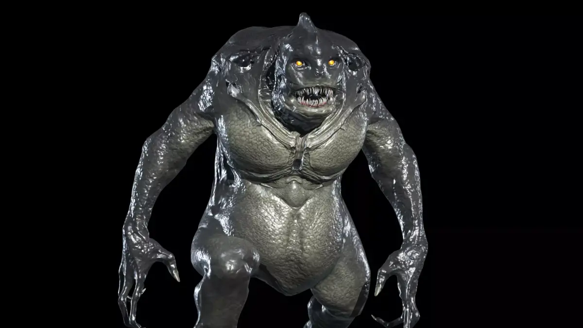 Fish Mutant Low-poly 3D model
