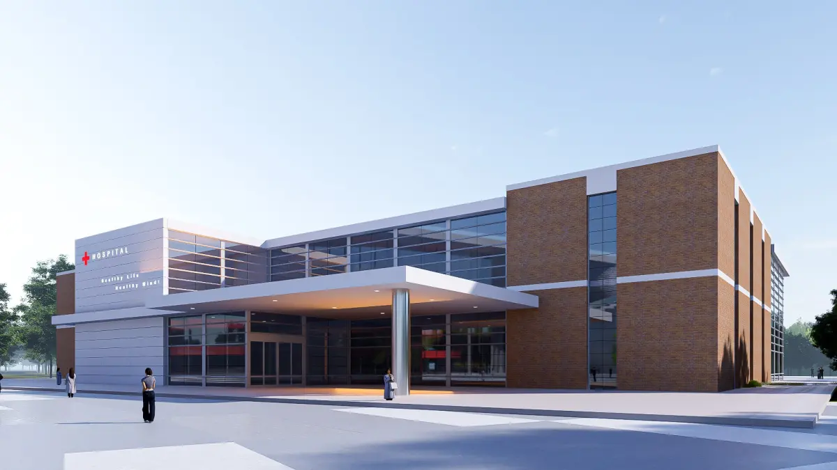 hospital 3D model order