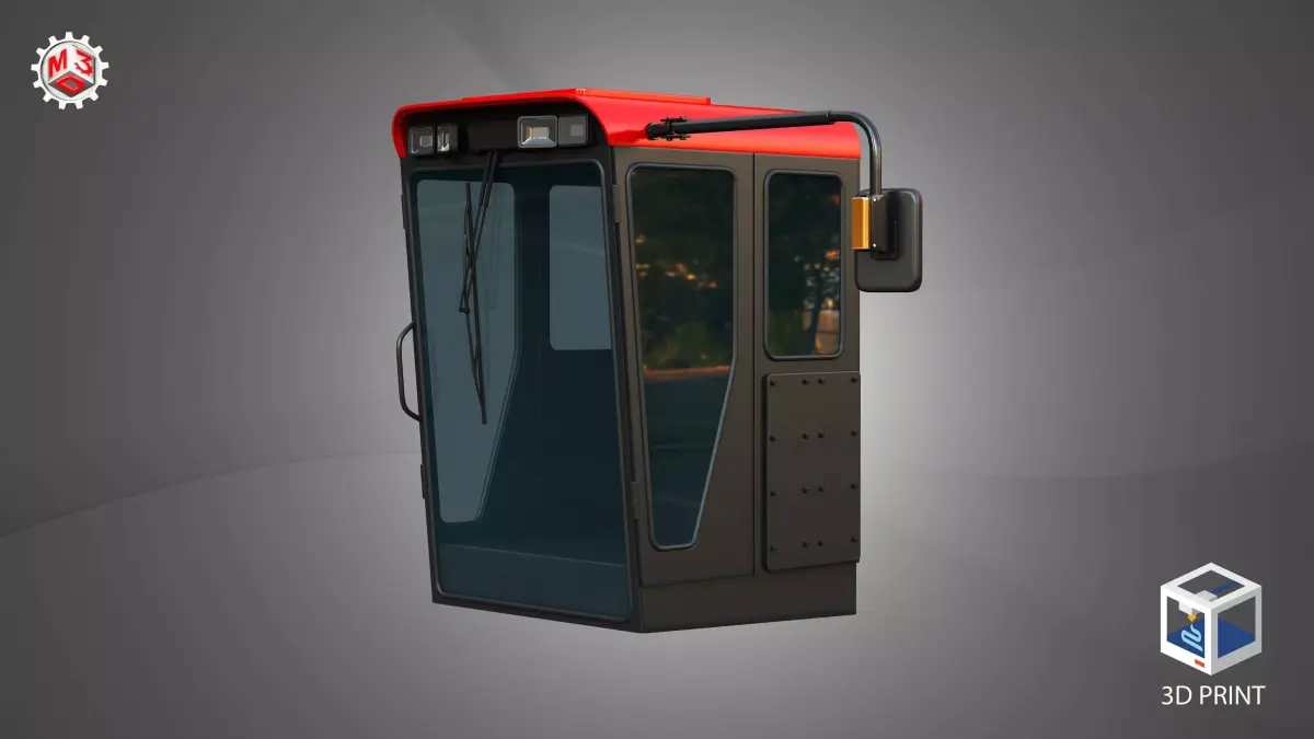 Cabine - Combine 1688 3D model