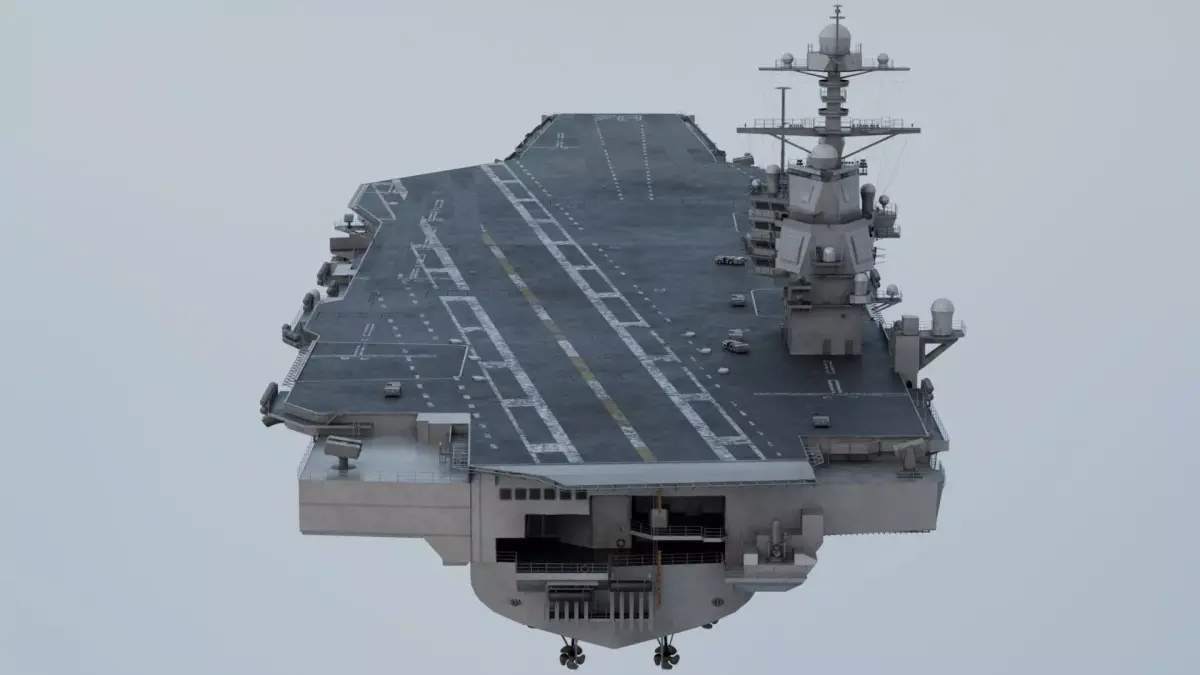 USS Gerald R Ford CVN-78 3D model