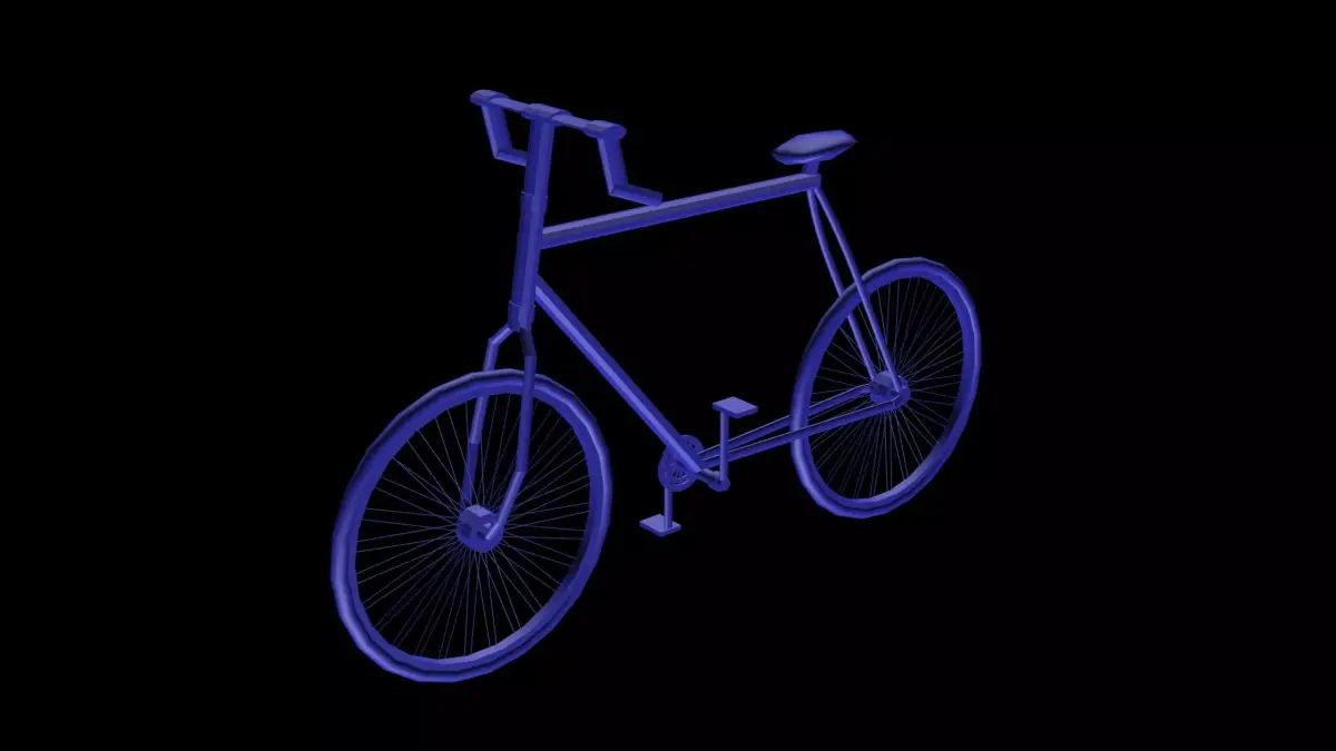 Bicycle Low-Poly Low-poly 3D model