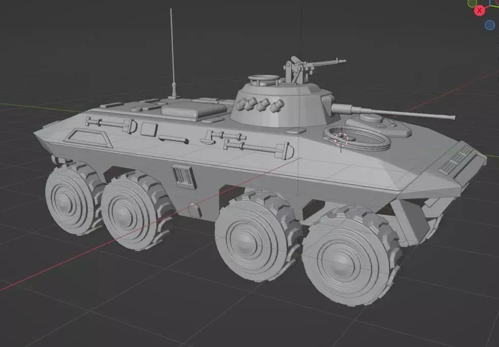 SpPz Luchs Scout Tank SpaehPanzer 3D print model