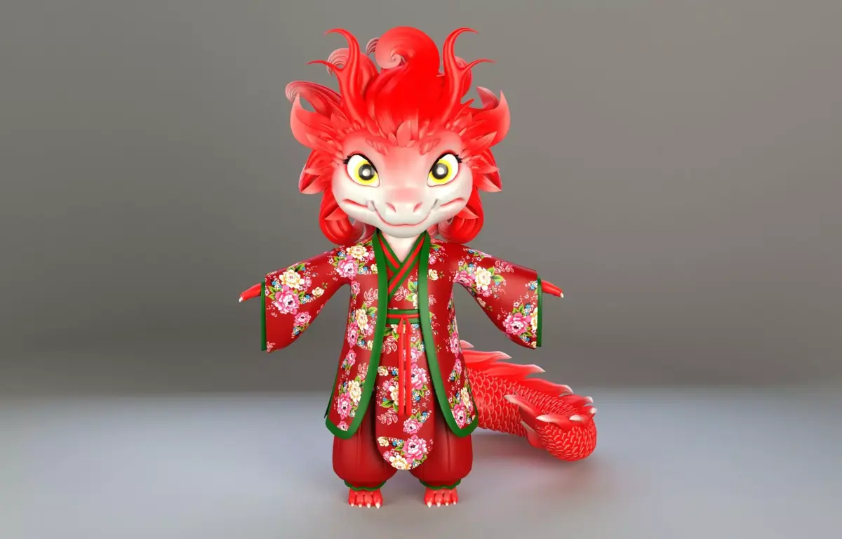 Little Dragons  3D model
