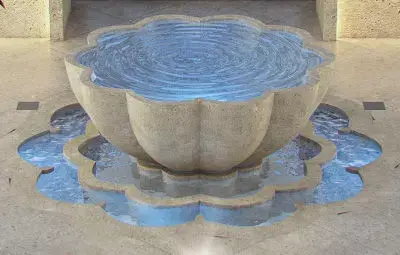 classic landscape fountain bowl 3D model