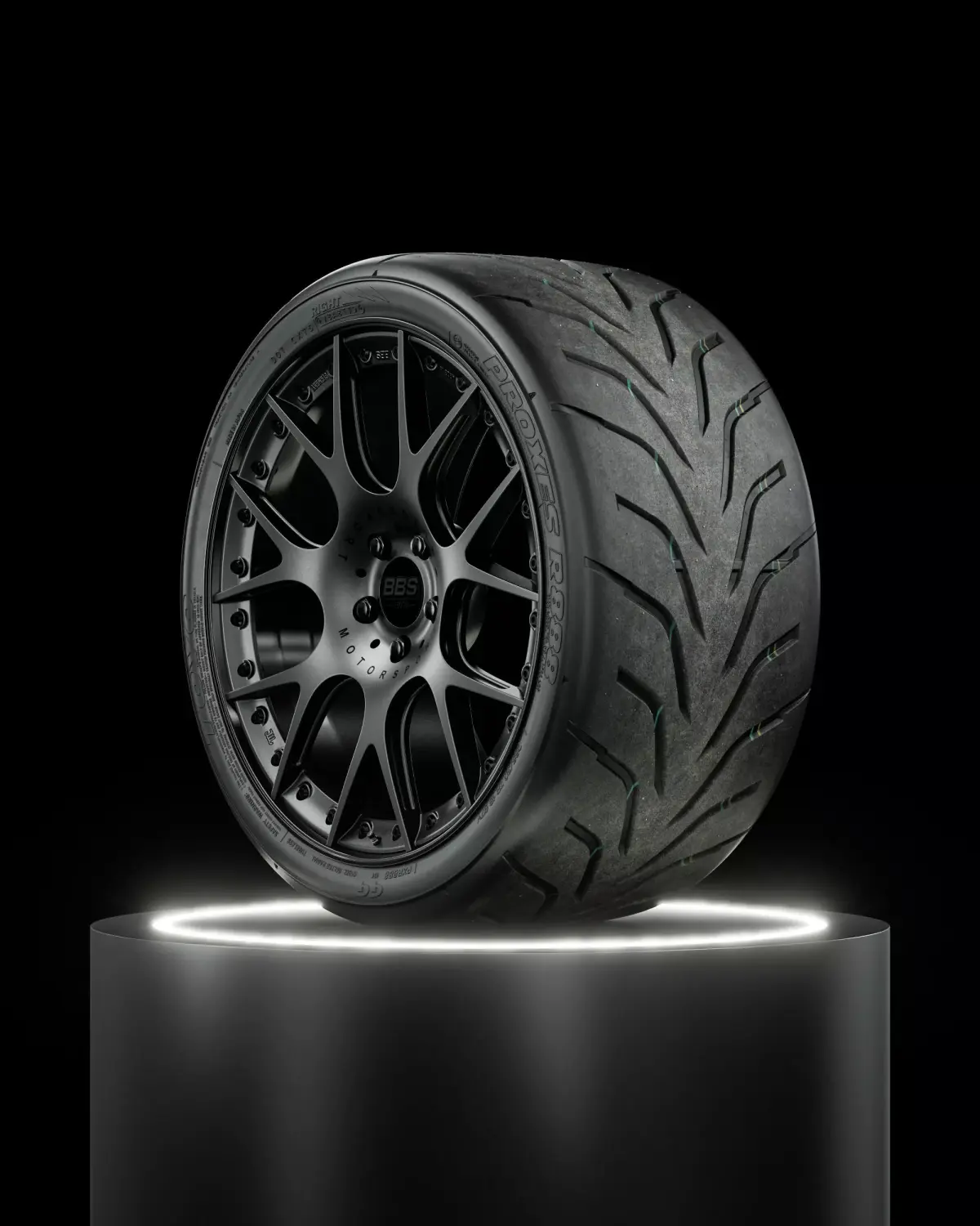Toyo Proxes R888 285 30 ZR18 97Y 3D model