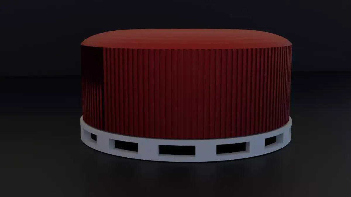 Bottle cap 3d model Low-poly 3D model