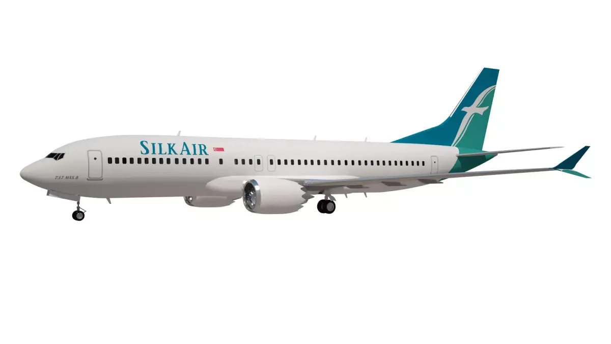 Silk Air Boeing 737 MAX 8 3D model