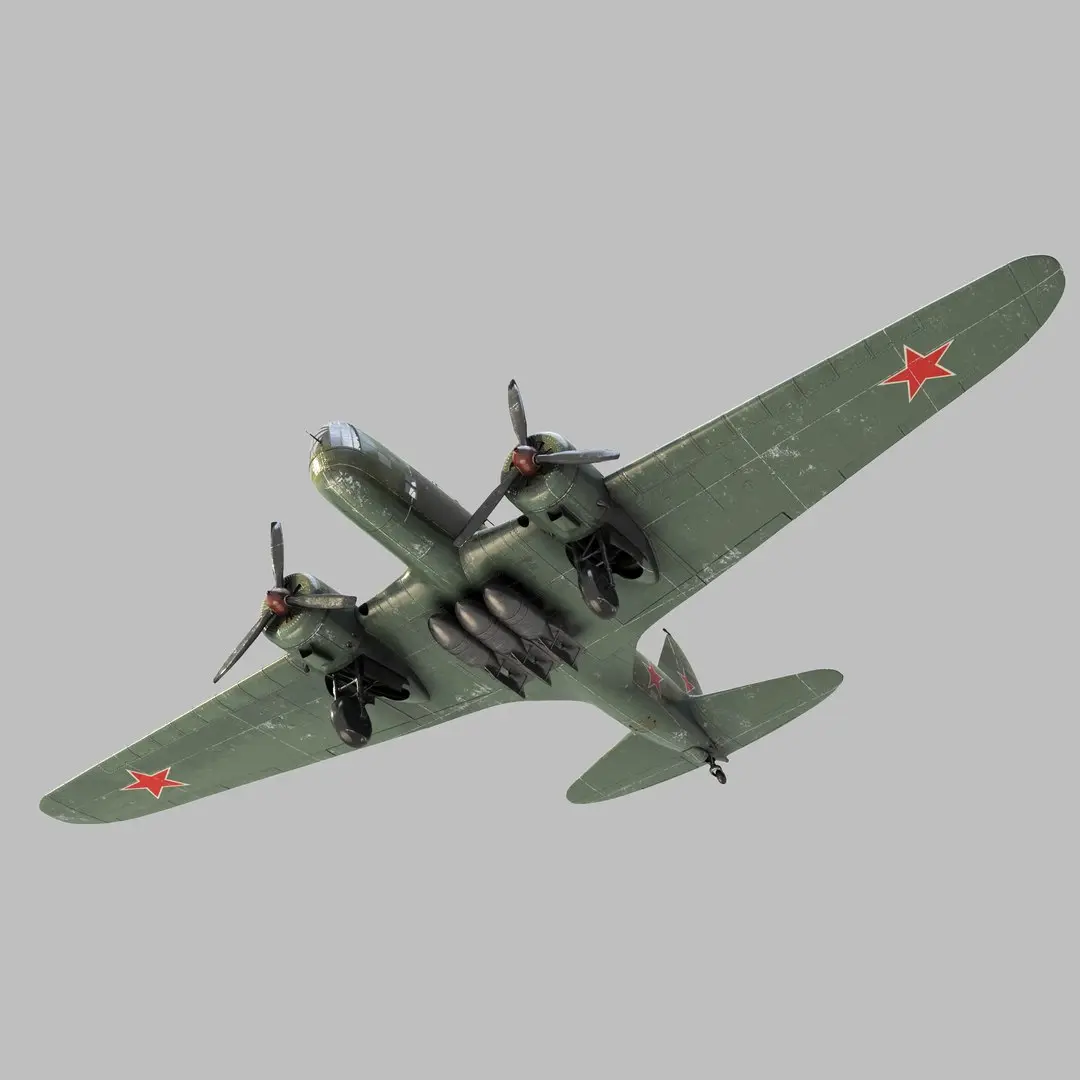 DB-3 Bomber 3D model