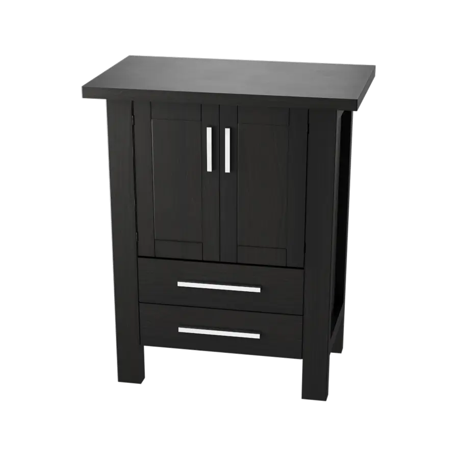  Bathroom Cabinet Model, Black 