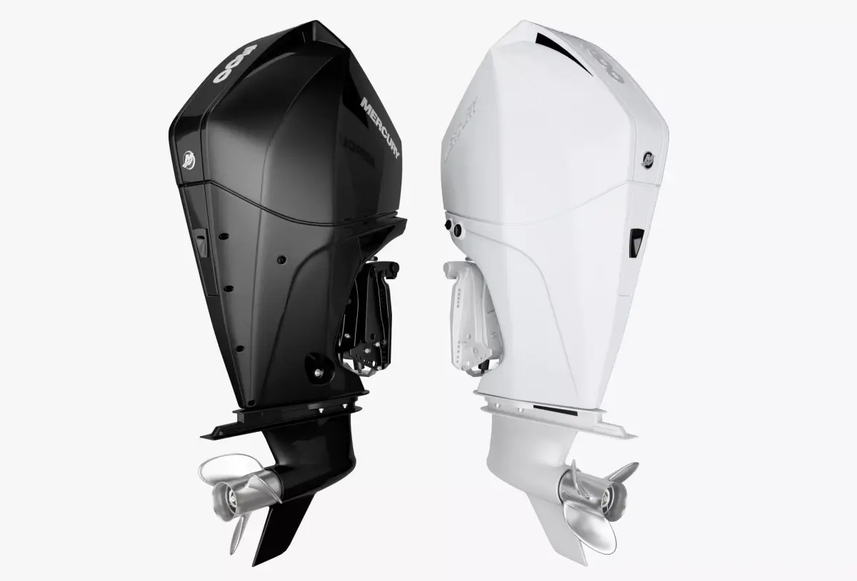 Mercury Fourstroke 300hp v8 Outboard Motor 3D model