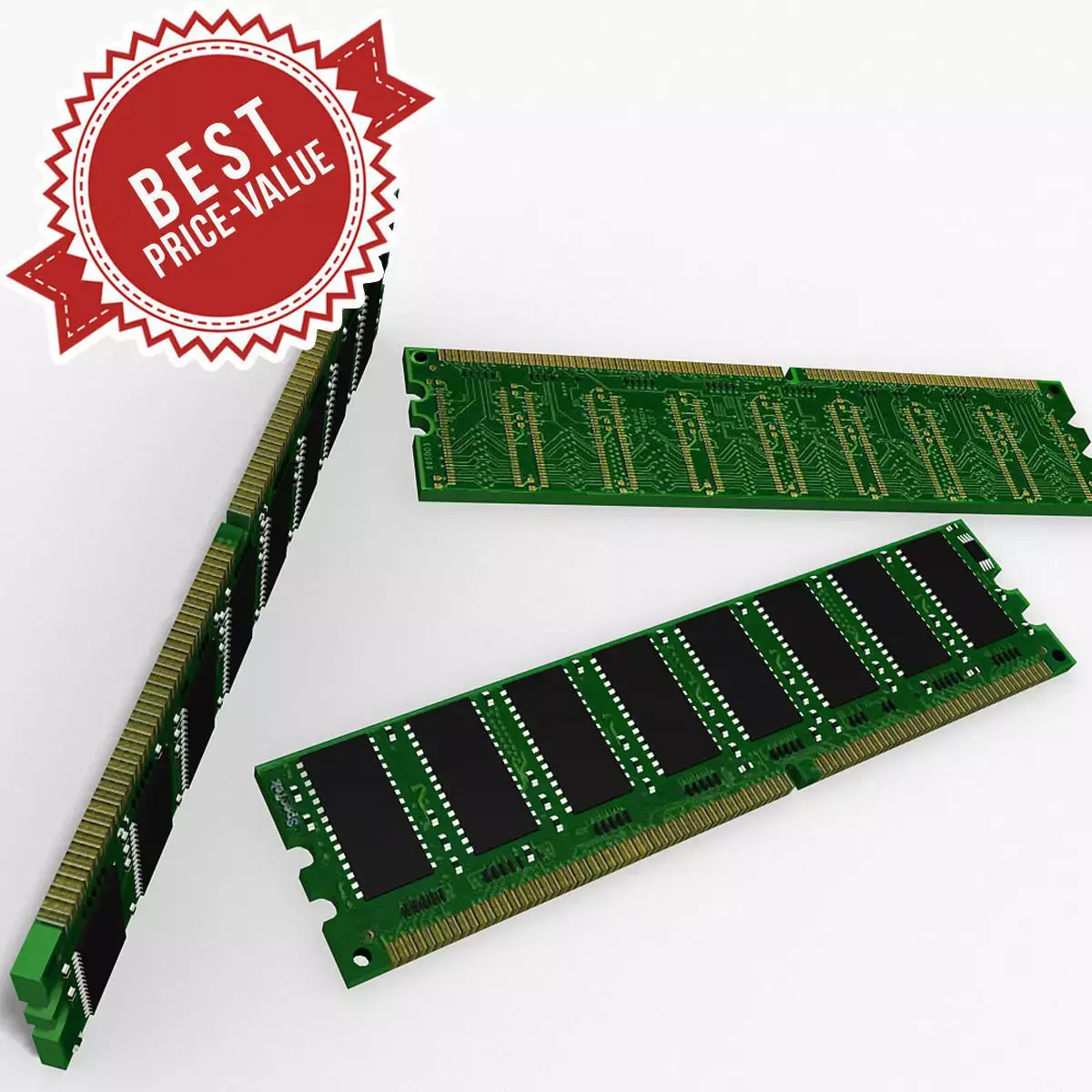 RAM memory 3D model