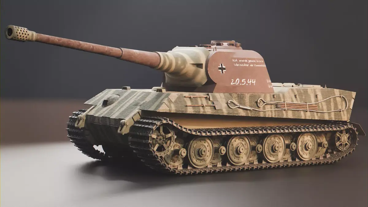 Panzer VII Lowe - WW2 German Heavy Tank 3D model