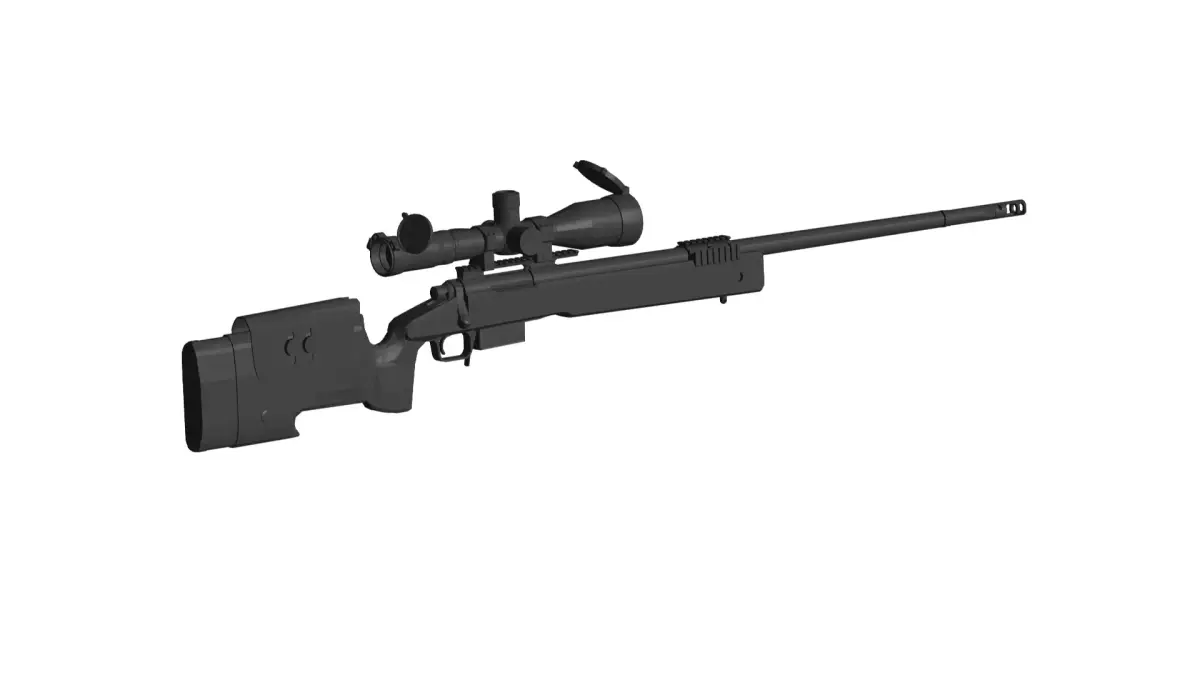 M40 rifle 3D model