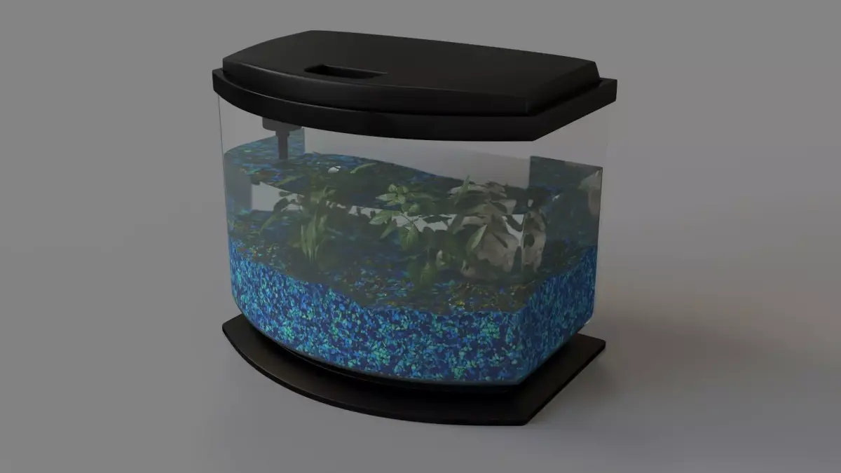 Fish Tank 01 3D model