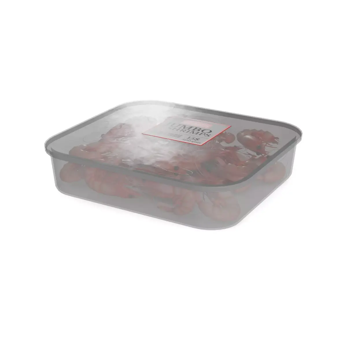 Frozen prawns and shrimps Frozen Jumbo Shrimps 3D model