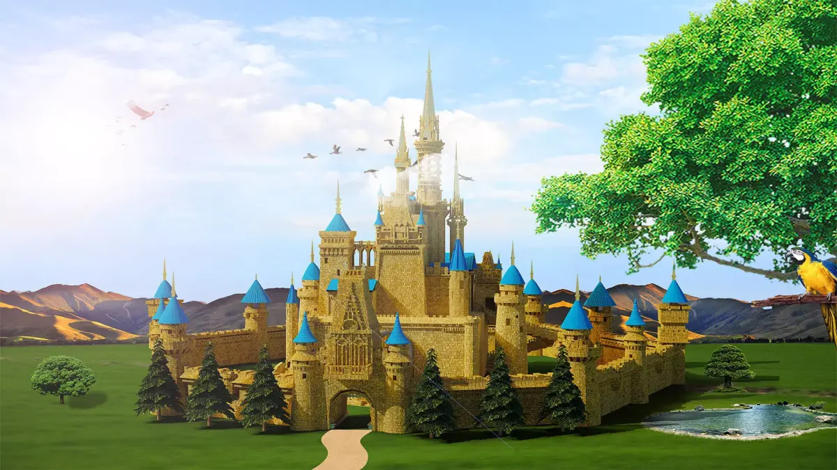Castle 3D model 3D model purchase