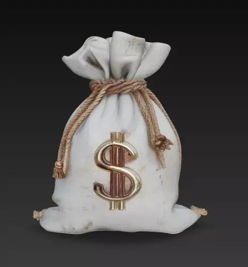 Money Bag Free 3D print model
