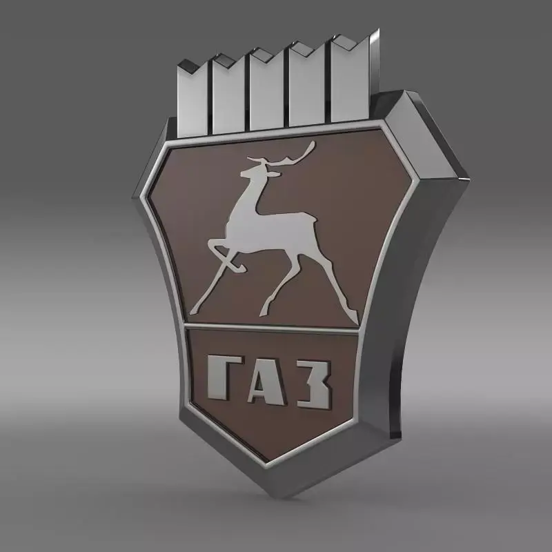 Gaz new Logo  3D model