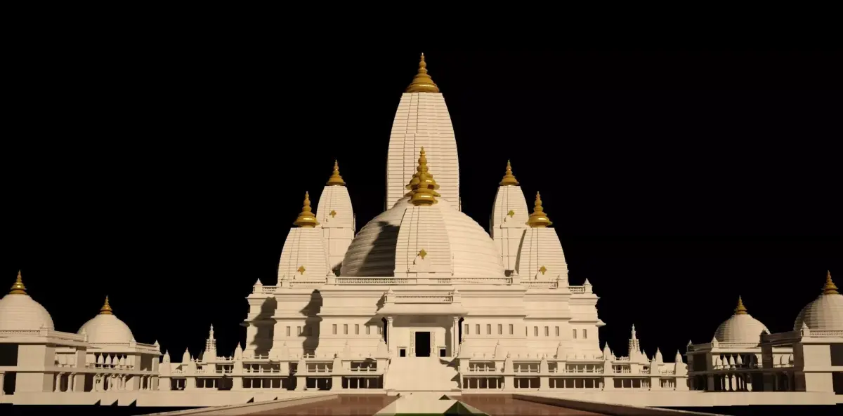 Temple Hindu Indian 3D model