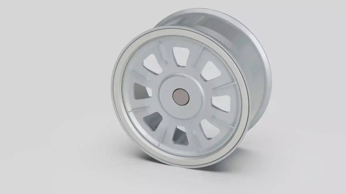 wheel rims car motor garage  3D model