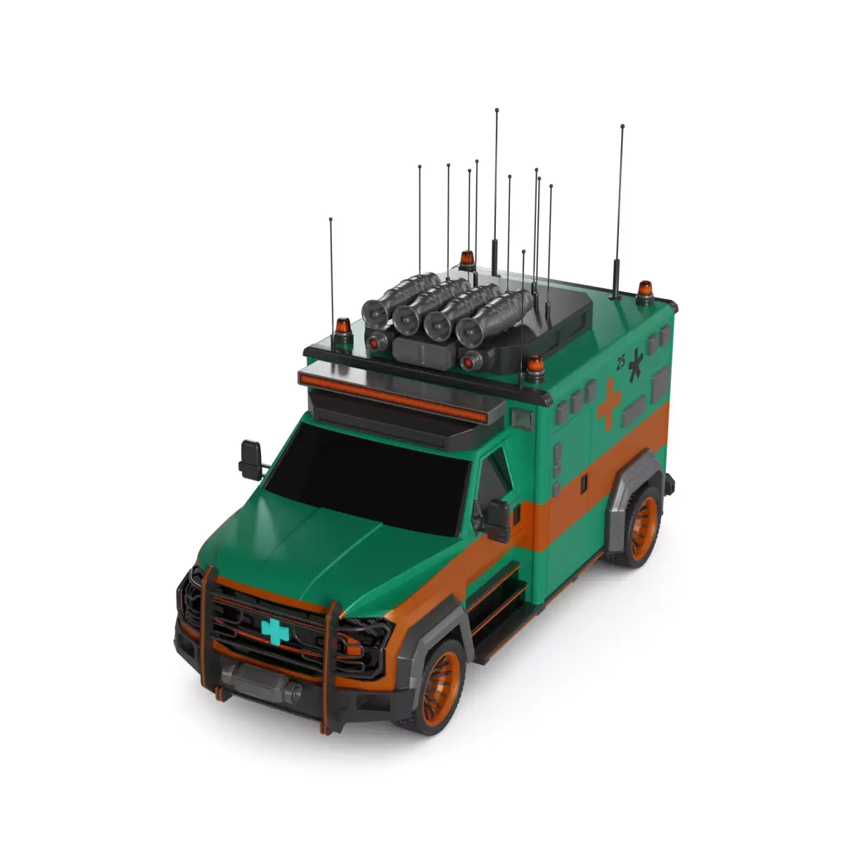 Ambulance 3D model get