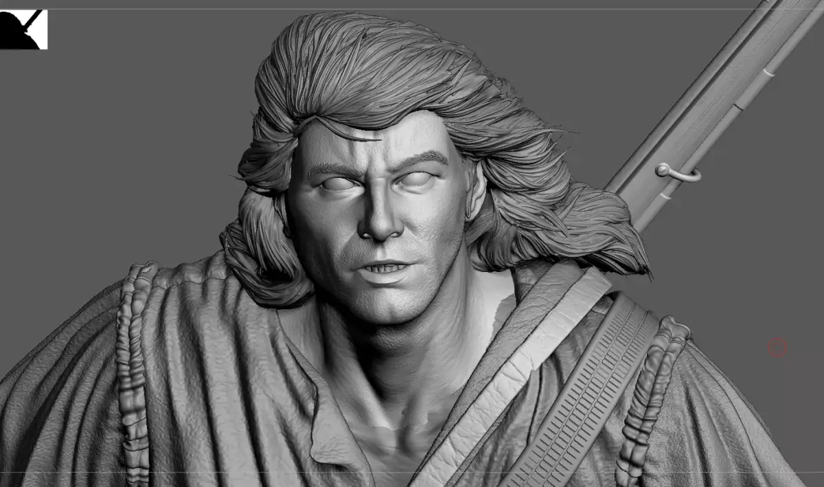 Hawkeye The Last of the Mohicans 3D print model