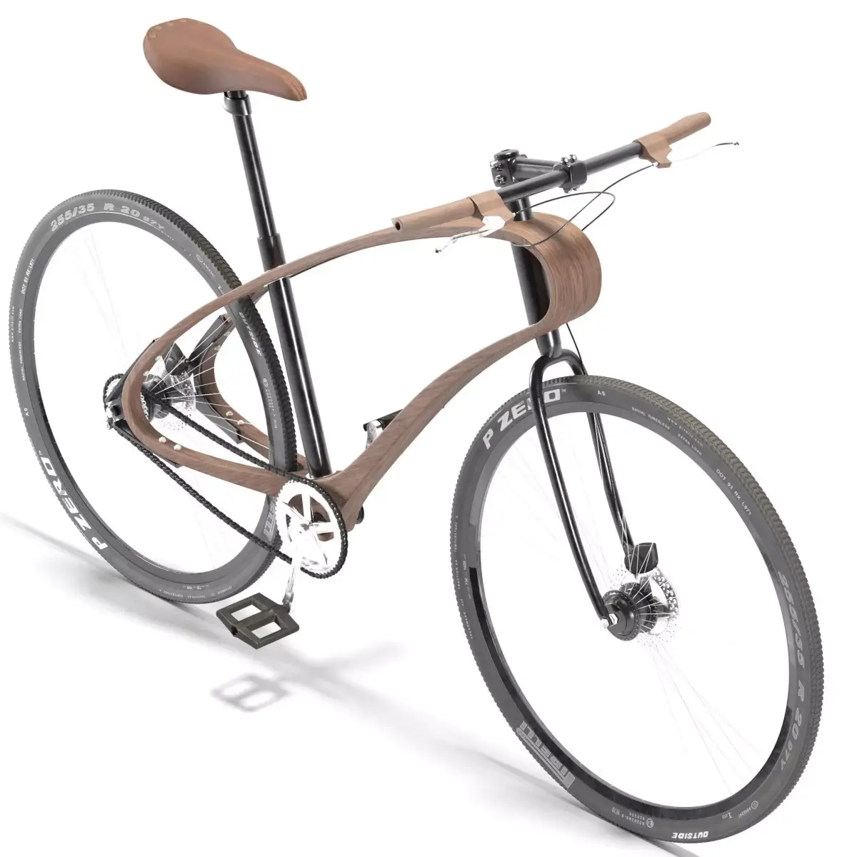 r gh handmade bicycle 3D model