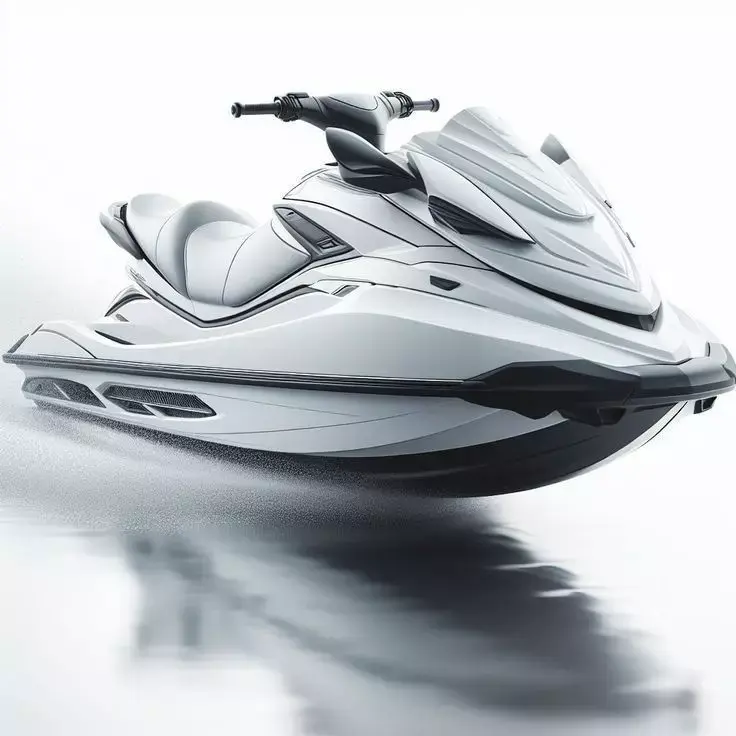 Modern Jet Ski 3D Model Futuristic Watercraft Design Low-poly 3D model