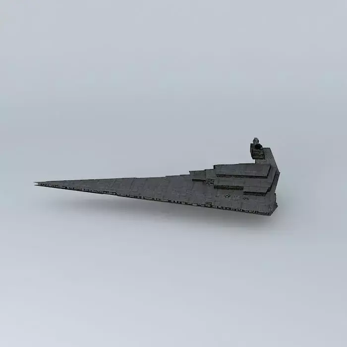 Imperial 1 star class destroyer - Star Wars Free 3D model