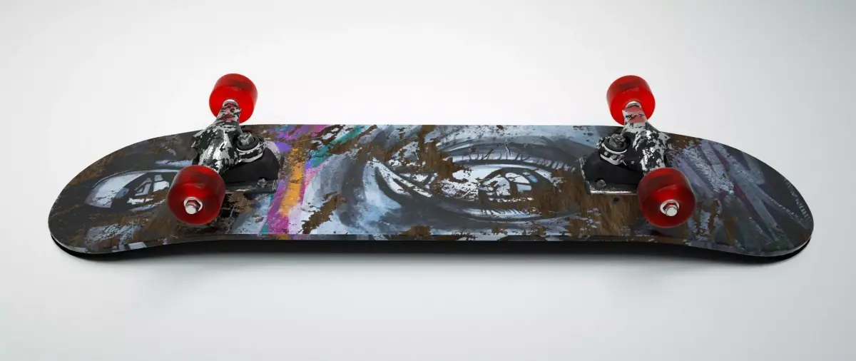 skateboard octane cinema4d 3D model
