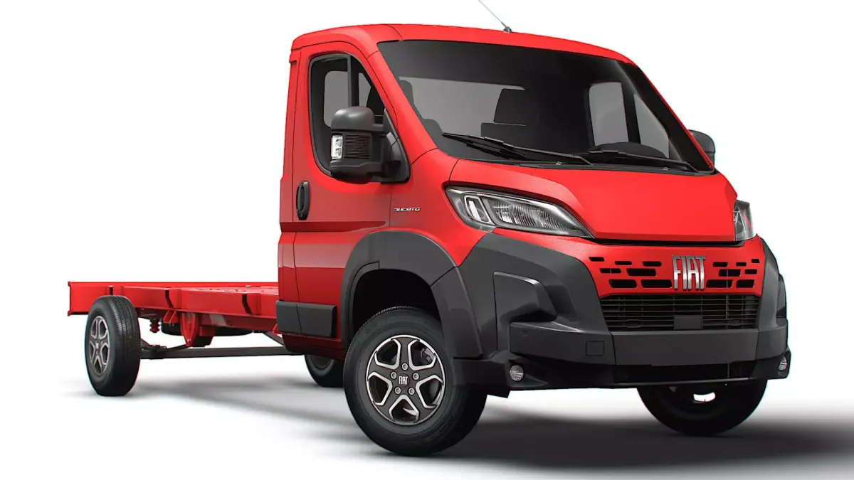 Fiat Ducato Chassis SCab 4300WB 2025 3D model