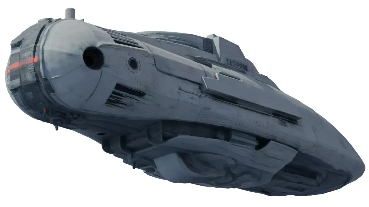 Ion Tempest Starship Highpoly PBR 3D model