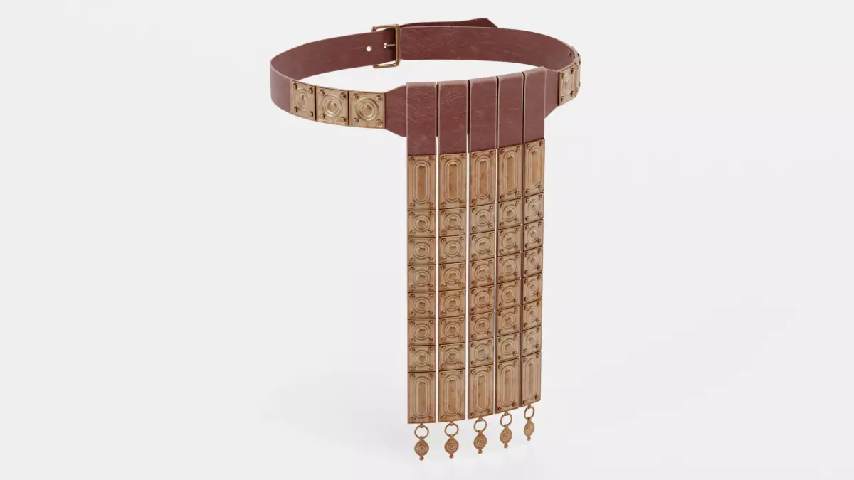 Belt - Aged Roman Armor Equipment 3D model
