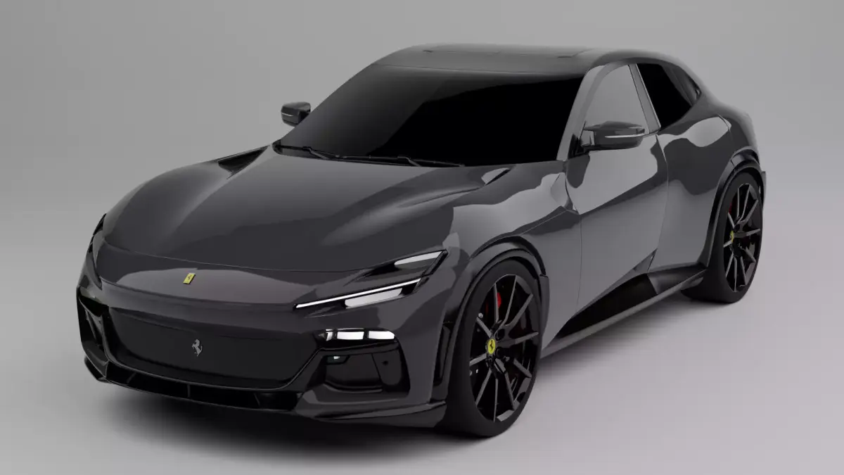 Ferrari Purosangue 3D model