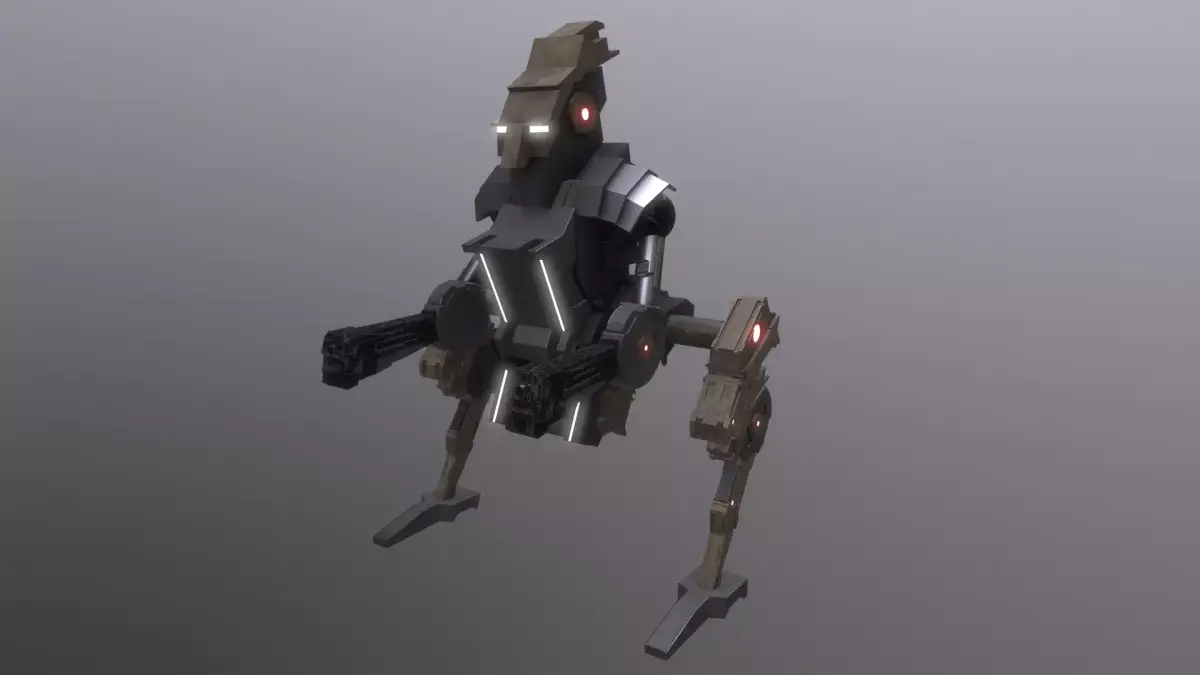 Cave Robot 3D model