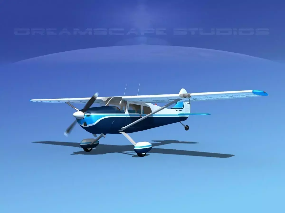 Cessna 170 V06 3D model
