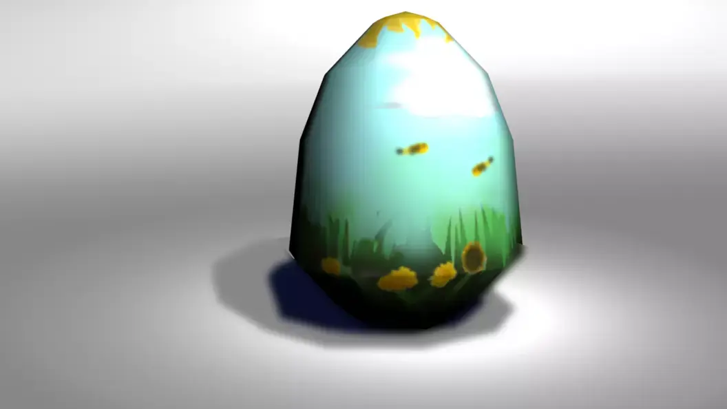 Missy s Easter Egg Free low-poly 3D model