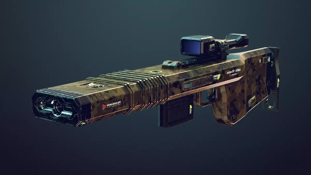 Sniper Rifle - Sci-Fi Concept 3D model