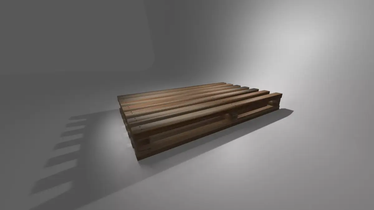 palette pile vr Low-poly 3D model