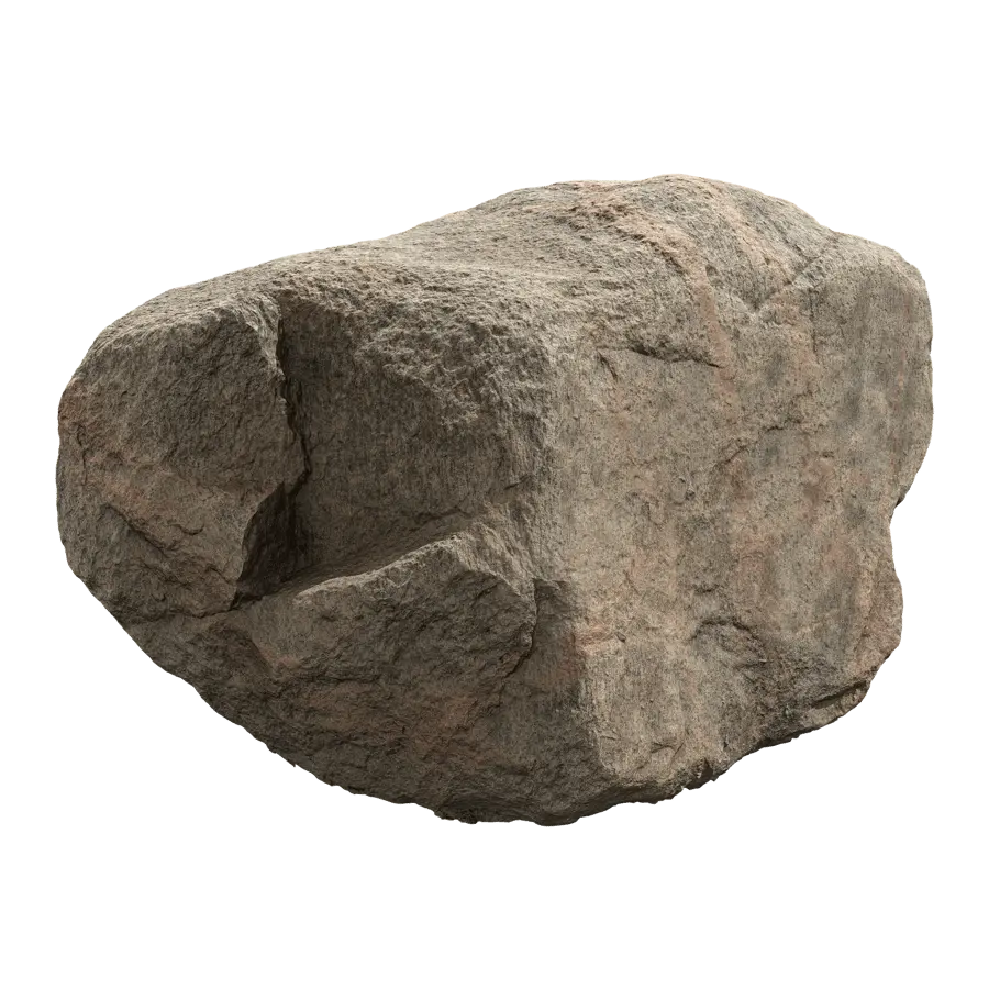  Pale Notched Round Rippled Large Rock Boulder Model  purchase