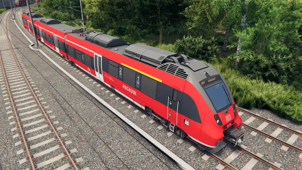 German Train - Talent 2 DB Regio Low-poly 3D model