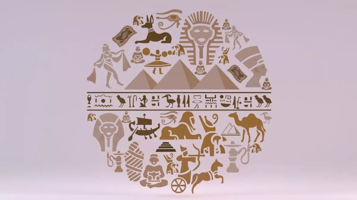 Egyptian Symbols - 038 Low-poly 3D model