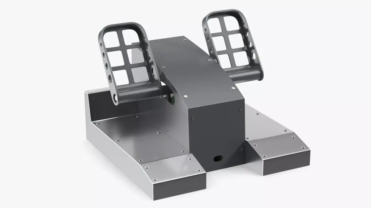 Boeing Aircraft Rudder Pedal Assembly 3D model