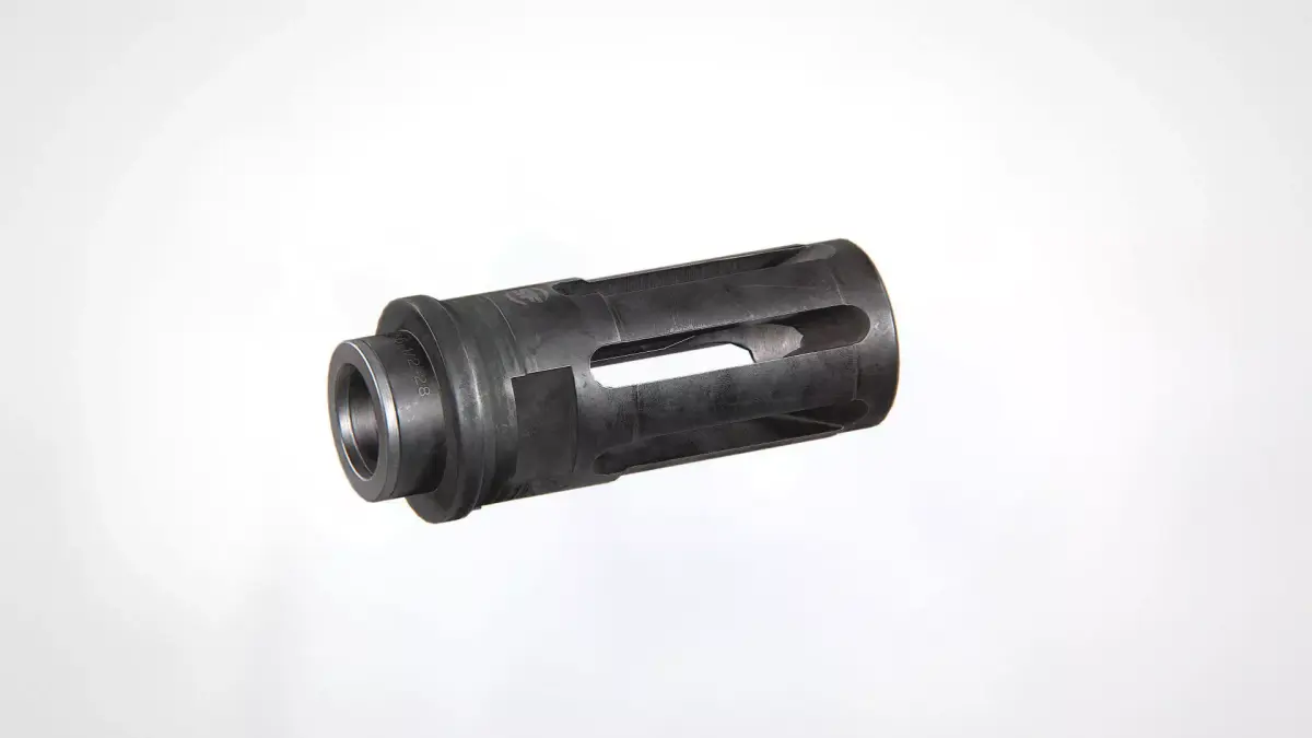 SFCT-556 Closed-Tine Flash Hider Low-poly 3D model