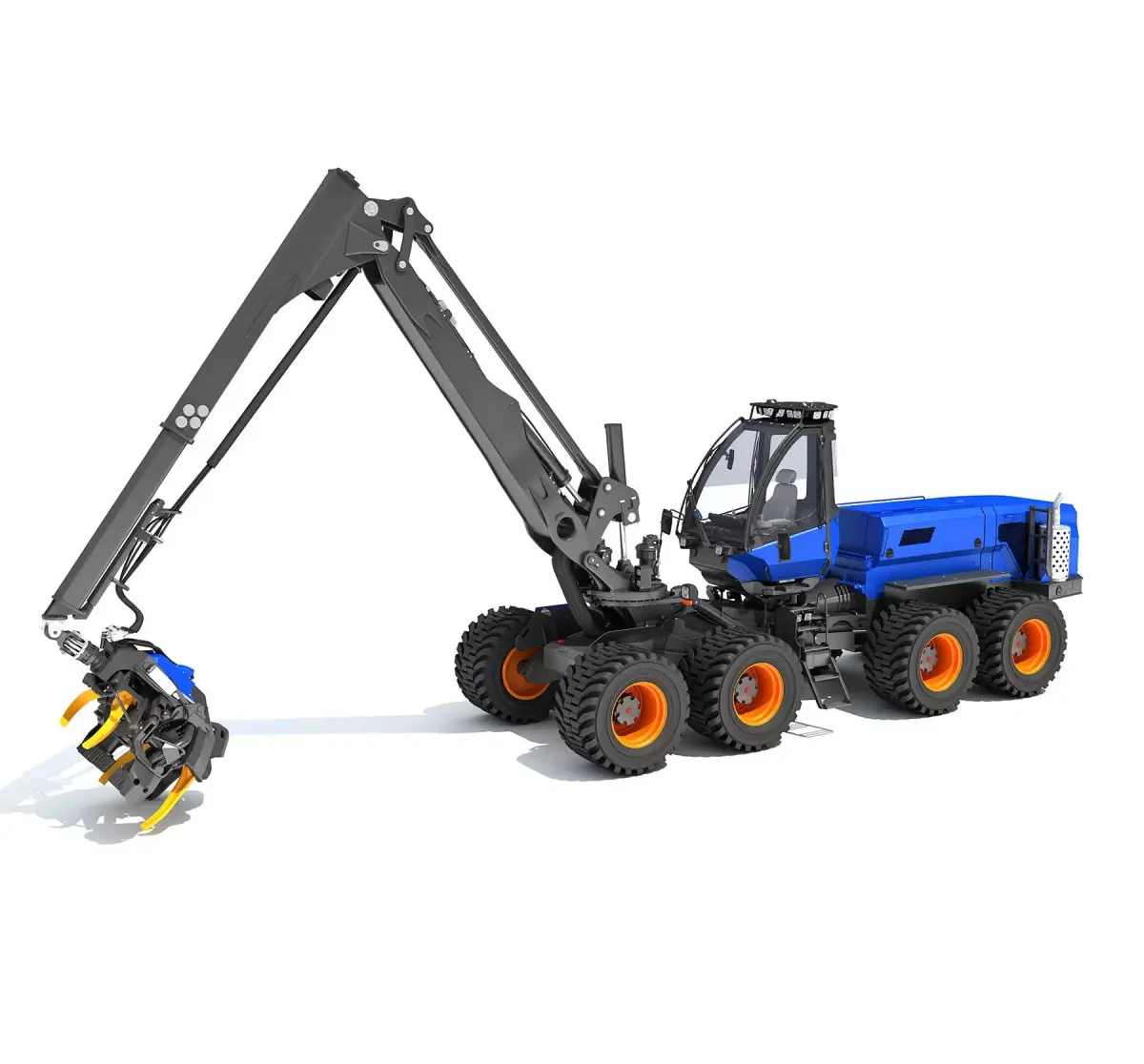Forestry Harvester 3D model buy