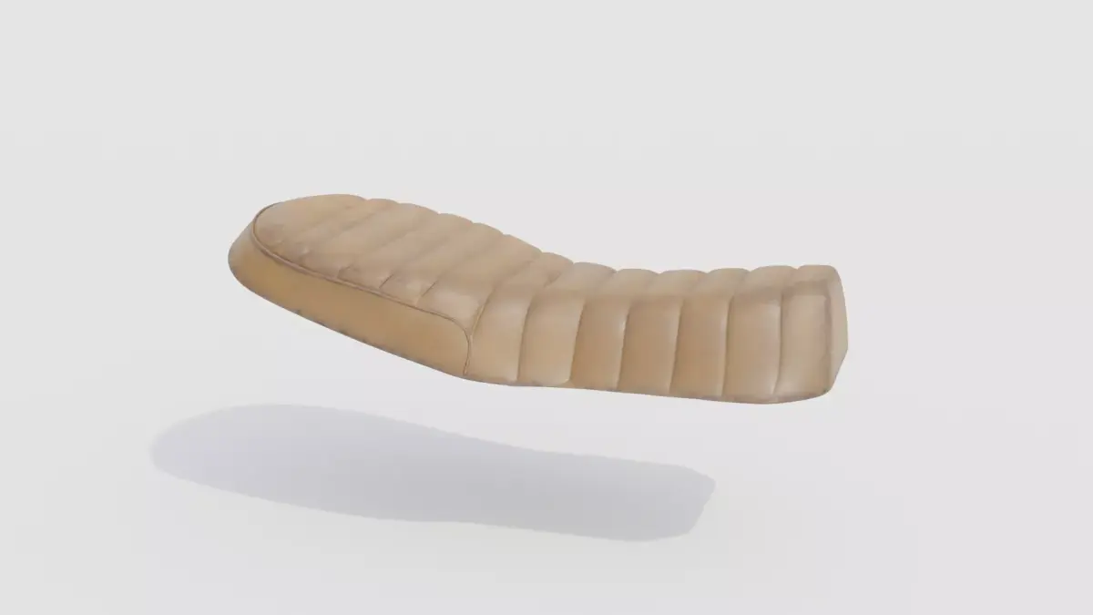 motorcycle saddle bike 3D model